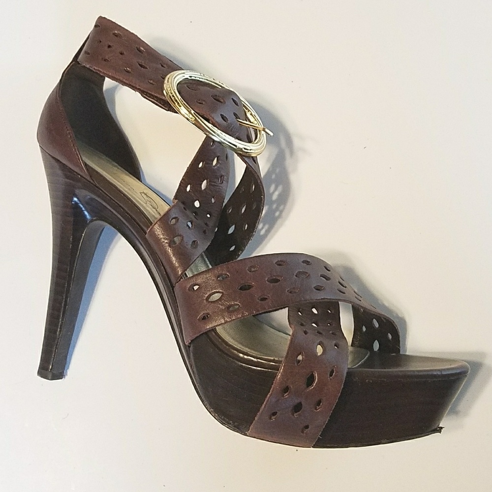 Leather Jessica Simpson Annetty heels
